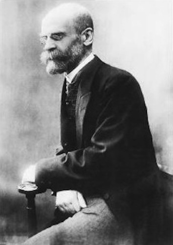 Émile Durkheim, o primeiro sociólogo.